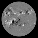 [Solar Dynamics Observatory (SDO) Heliospheric and Magnetic Imager (HMI)
         			  magnetogram]