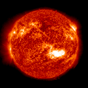 [Solar Dynamics Observatory (SDO) Atmospheric Imaging Assembly (AIA)          			  image at 304 Ã… Å]