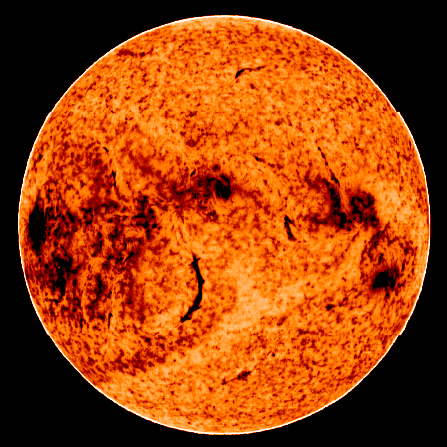 Sun in 
infrared light - loading live image - please be patient.