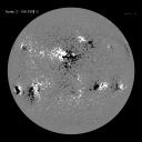 {Thumbnail image of a solar photospheric magnetogram}