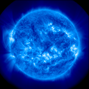 [Solar Dynamics Observatory (SDO) Atmospheric Imaging Assembly (AIA)
         			  image at 171 Å]
