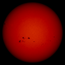 [Solar Dynamics Observatory (SDO) Heliospheric and Magnetic Imager (HMI)
         			  continuum intensity image at 6173 Å]