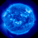 [Solar Dynamics Observatory (SDO) Atmospheric Imaging Assembly (AIA)          			  			image at Fe IX/X 171 Å]