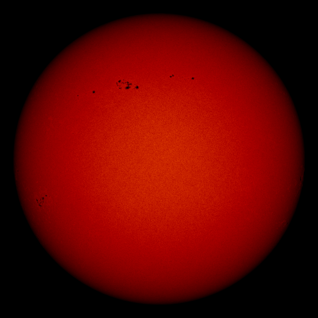 Current Sun Spots