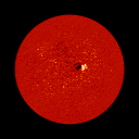 [National Solar Observatory (NSO) SOLIS transverse magnetogram 
                    at 8542 Å]